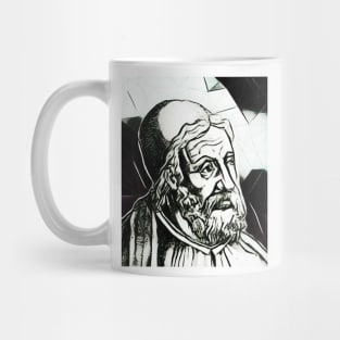 Al Tabari Black and White Portrait | Al Tabari Artwork 3 Mug